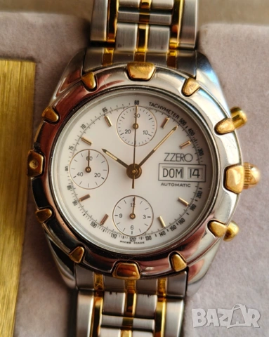 Бартер! Swiss made Zzero automatic chronograph Eta Valjoux 7750, перфектен