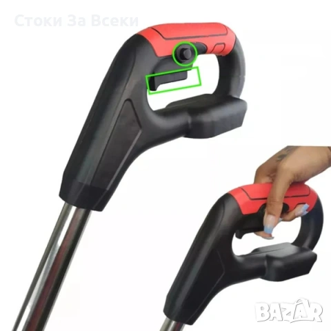 Акумулаторен тример за трева XXL с 2 батерии, снимка 9 - Градинска техника - 53833003