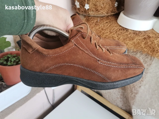 Унисекс модел обувки Roxde 39 н. Естествен велур, снимка 13 - Дамски ежедневни обувки - 53903506