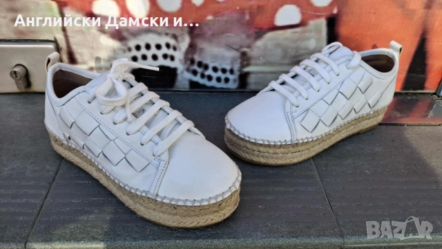 Английски дамски полукецове/еспадрили от естествена кожа-Next, снимка 2 - Дамски ежедневни обувки - 52846052