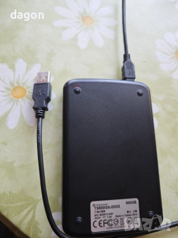 Външен хард диск Trancend 500gb , снимка 2 - Твърди дискове - 53692260