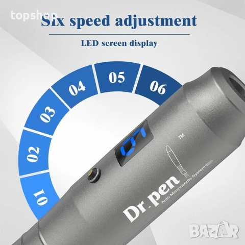 Чисто нов професионален комплект Dr. Pen Ultima M8 – Безжичен Дерма Пен + игли, снимка 2 - Други - 53642542