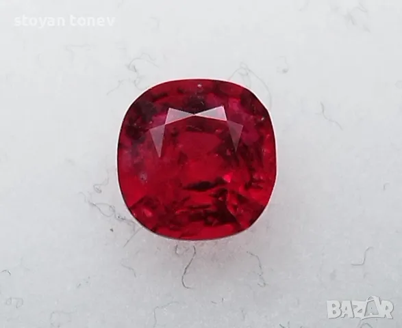 Невероятен шпинел в Топ червен цвят - 0.87кт.! Нов!, снимка 10 - Други - 50146642