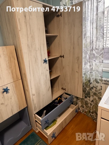 Детска стая мебели, снимка 3 - Мебели за детската стая - 53423777