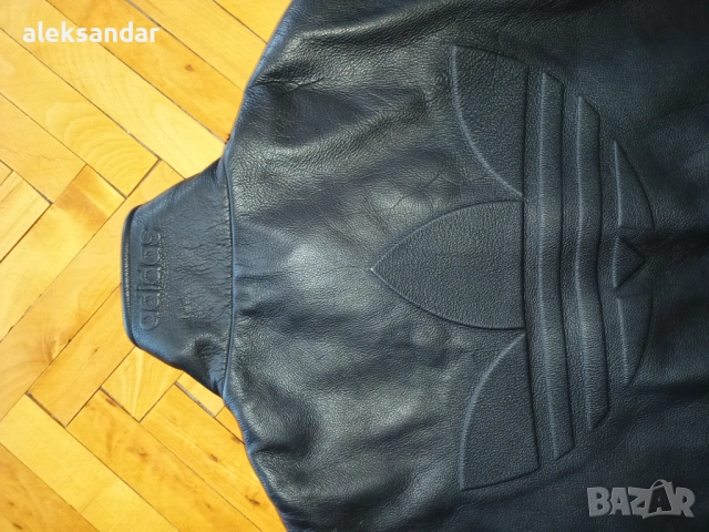 Adidas Кожено Яке , снимка 3 - Якета - 52098106