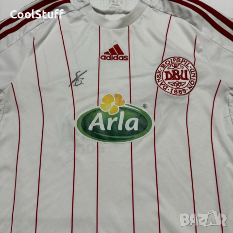 Adidas Denmark 2008/10 DBU Дания Футболна Тениска Размер S, снимка 2 - Футбол - 54127524