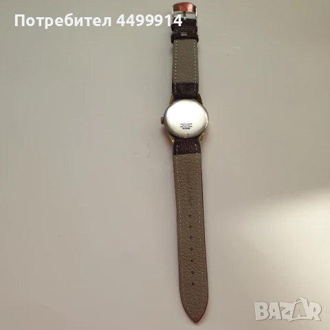 Стар позлатен механичен часовник Dugena, снимка 5 - Антикварни и старинни предмети - 50647265