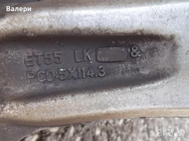 Алуминиеви джанти за Honda Accord , снимка 3 - Гуми и джанти - 53108172