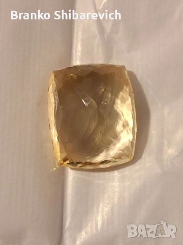 Красив естествен цитрин с официален сертификат от ALGT