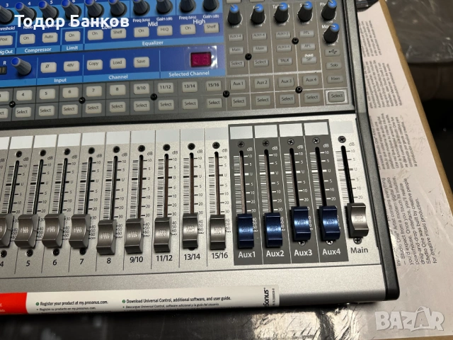 Продавам миксер Presonus StudioLive 16.0.2 USB, снимка 6 - Други - 53035373