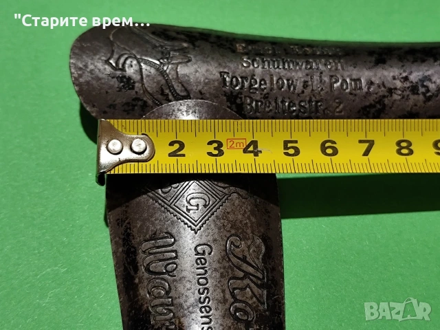 ЛОТ ДВА БРОЯ АНТИЧНИ ОБУВАЛКИ, снимка 7 - Антикварни и старинни предмети - 54117052