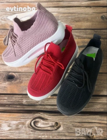 Летни дамски дишащи спортни маратонки, снимка 3 - Маратонки - 53810862