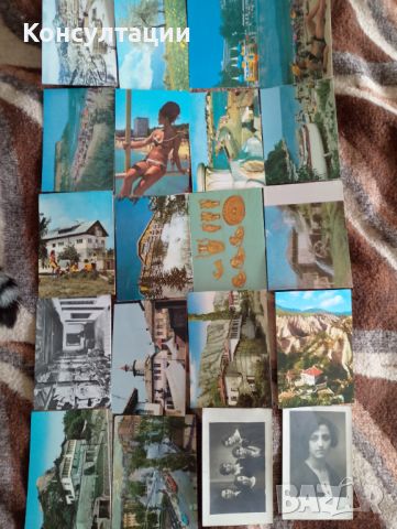 Лот 50 броя картички България от соца, календар чета Игри Москва 1980 и др., снимка 3 - Колекции - 45340266