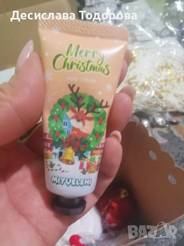 Коледна подаръчна торбичка , снимка 5 - Декорация за дома - 52575220