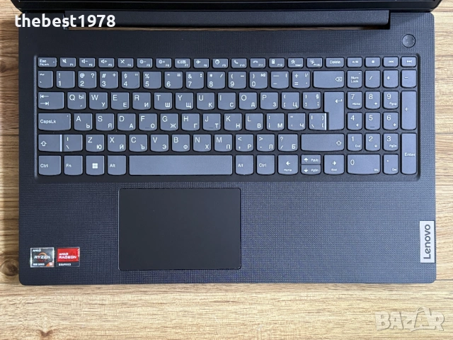 15.6 Lenovo V15 G4`Ryzen 7520U/16GB DDR5/512GB NVMe/Full HD/Батерия 100%-10ч, снимка 3 - Лаптопи за работа - 54048112