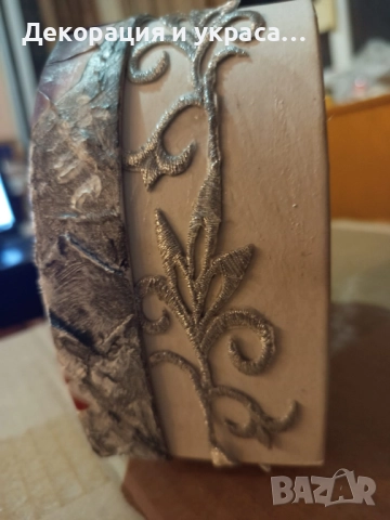 Кутия сърце за сватбени халки, снимка 3 - Декорация - 52641401