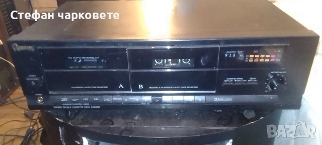 двукасетачен дек Conrad Audio 