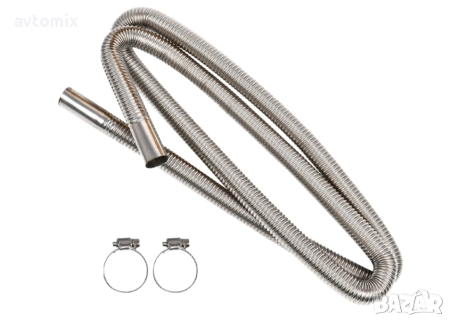 Мека изпускателна тръба за ауспух печка Ø24mm за автомобил кола неръждаема стомана