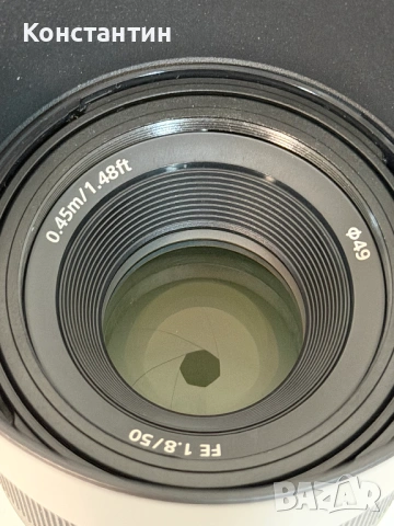 Обектив Sony 50mm f1.8 FE, снимка 2 - Обективи и филтри - 53610929