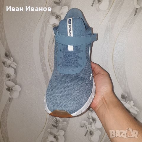 маратонки Nike Revolution 5 FlyEase Extra Wide 'Ozone Blue' номер 46,5- 47, снимка 8 - Маратонки - 45751886