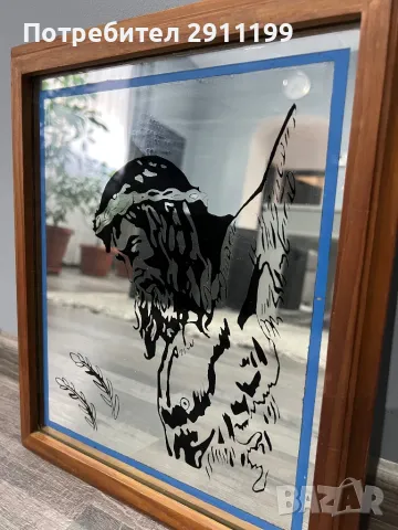 Картина огледало с Исус Христос, снимка 3 - Картини - 49921228