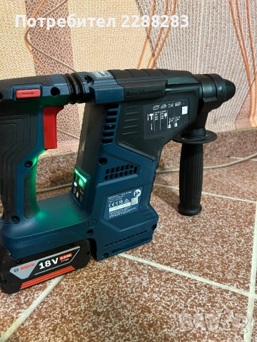 Нов-модел Бош BOSCH Professional GBH 18V-24 C, SDS , с 6А батерия,, снимка 4 - Бормашини - 53571342