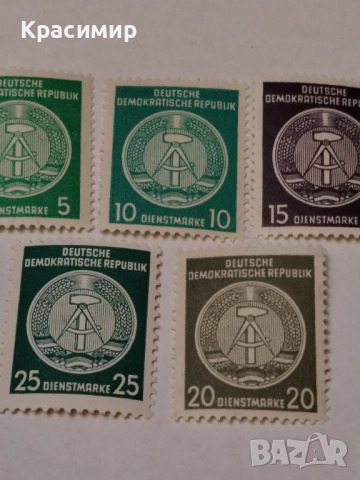 Винтидж ПОЩЕНСКИ марки ГДР. Минт , снимка 10 - Филателия - 52939571