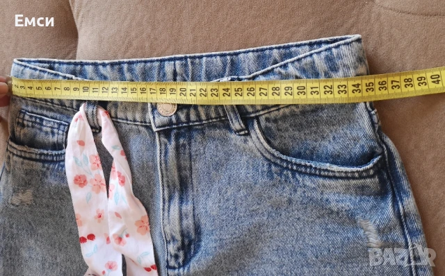 къси дънки-11-12 г, снимка 5 - Детски къси панталони - 50612482