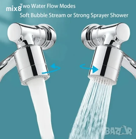 Регулируем удължител накрайник за чешма, снимка 2 - Аксесоари за кухня - 51017052