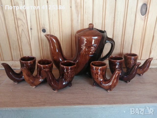 Битов сервиз за вино или ракия 