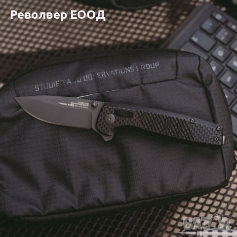 Сгъваем нож SOG Terminus XR LTE, в цвят Blackout - 7,5 см, снимка 7 - Ножове - 45268085