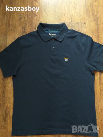 Barbour Men's Society Polo Shirt Navy - страхотна мъжка тениска КАТО НОВА, снимка 7 - Тениски - 45304628