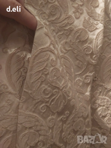 Alberta FERRETTI Original Size S Уникат в златисто, снимка 7 - Палта, манта - 52964091