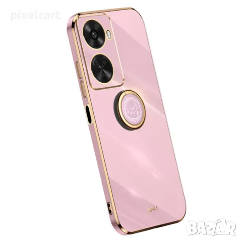 Силиконов калъф Xinli Kickstand за Huawei Nova 11 SE и Nova 12 SE, Лилав, снимка 1 - Калъфи, кейсове - 47966678