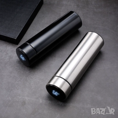 🖤 Интелигентен термос с термометър 