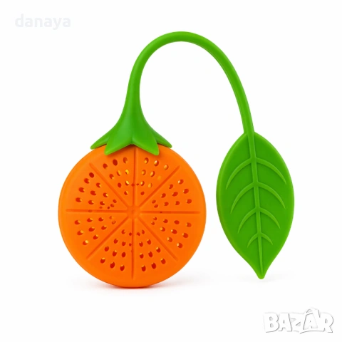 5749 Силиконова цедка за чай, снимка 3 - Прибори за хранене, готвене и сервиране - 54303005