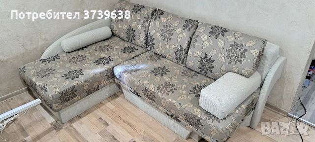 Ъглов диван-разтегателен