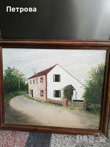 маслена картина върху платно