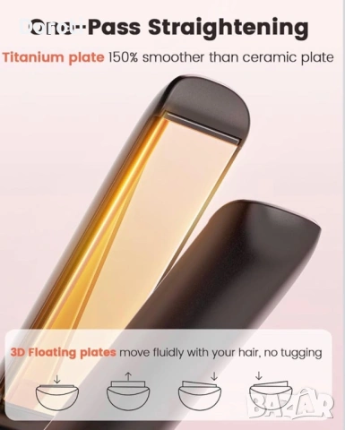 Професионална преса за коса Rosima2в1, снимка 4 - Маши за коса - 53820133