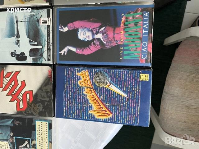 оригинални видеокасети рок и поп мизика, снимка 12 - DVD дискове - 53522875