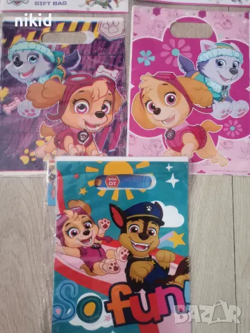 Paw Pes Patrol Пес Патрул 10 бр торбички за сладки подарък рожден ден парти