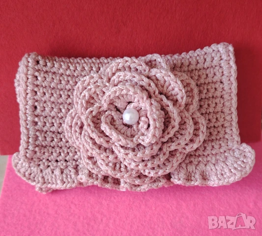 Плетена малка чантичка Цвят по избор   , снимка 7 - Чанти - 51172506