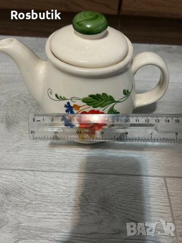Много красив  порцеланов чайник , снимка 3 - Сервизи - 53371758