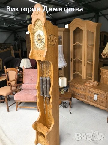 Салонен/Паркетен часовник, снимка 14 - Антикварни и старинни предмети - 53686549