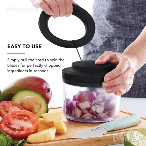 Ръчен чопър KitchenAid / Червен, снимка 5 - Други стоки за дома - 52720335