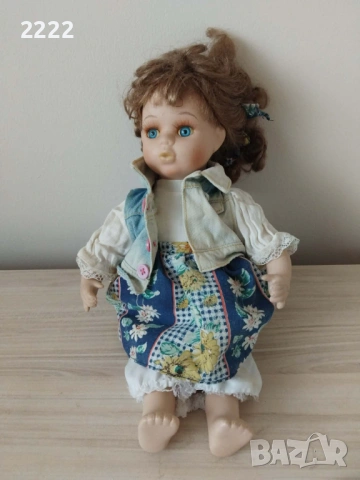 Стара кукла колекционерска  30 см , снимка 4 - Антикварни и старинни предмети - 34679242