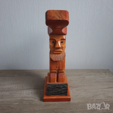 Стара дървена орехотрошачка, снимка 7 - Антикварни и старинни предмети - 52641113