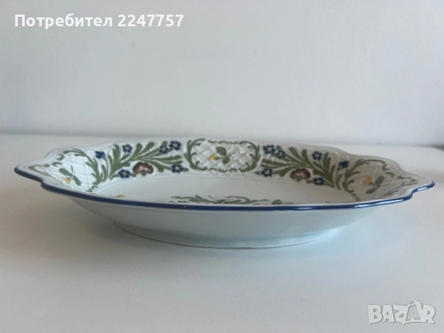 Фруктиера порцелан Nancy, снимка 6 - Антикварни и старинни предмети - 54005678