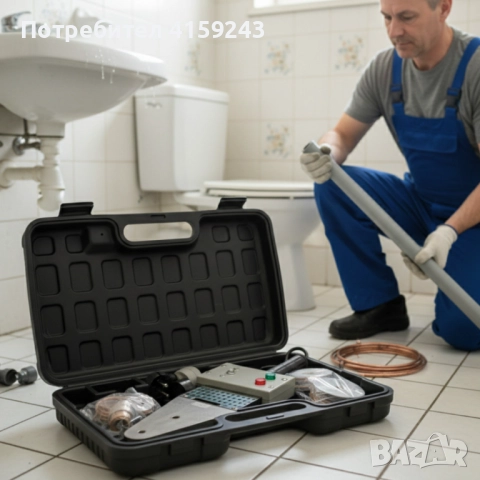 Професионална PPR лепачка 900W с 6 глави (20–63 мм) – Бърз и точен монтаж на водопроводни инсталации, снимка 3 - Други инструменти - 52743347