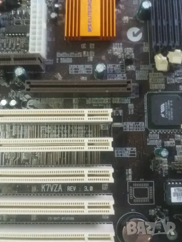 Платка EliteGroup K7VZA с AMD Duron 750 ретро компютър , снимка 3 - Дънни платки - 47683494